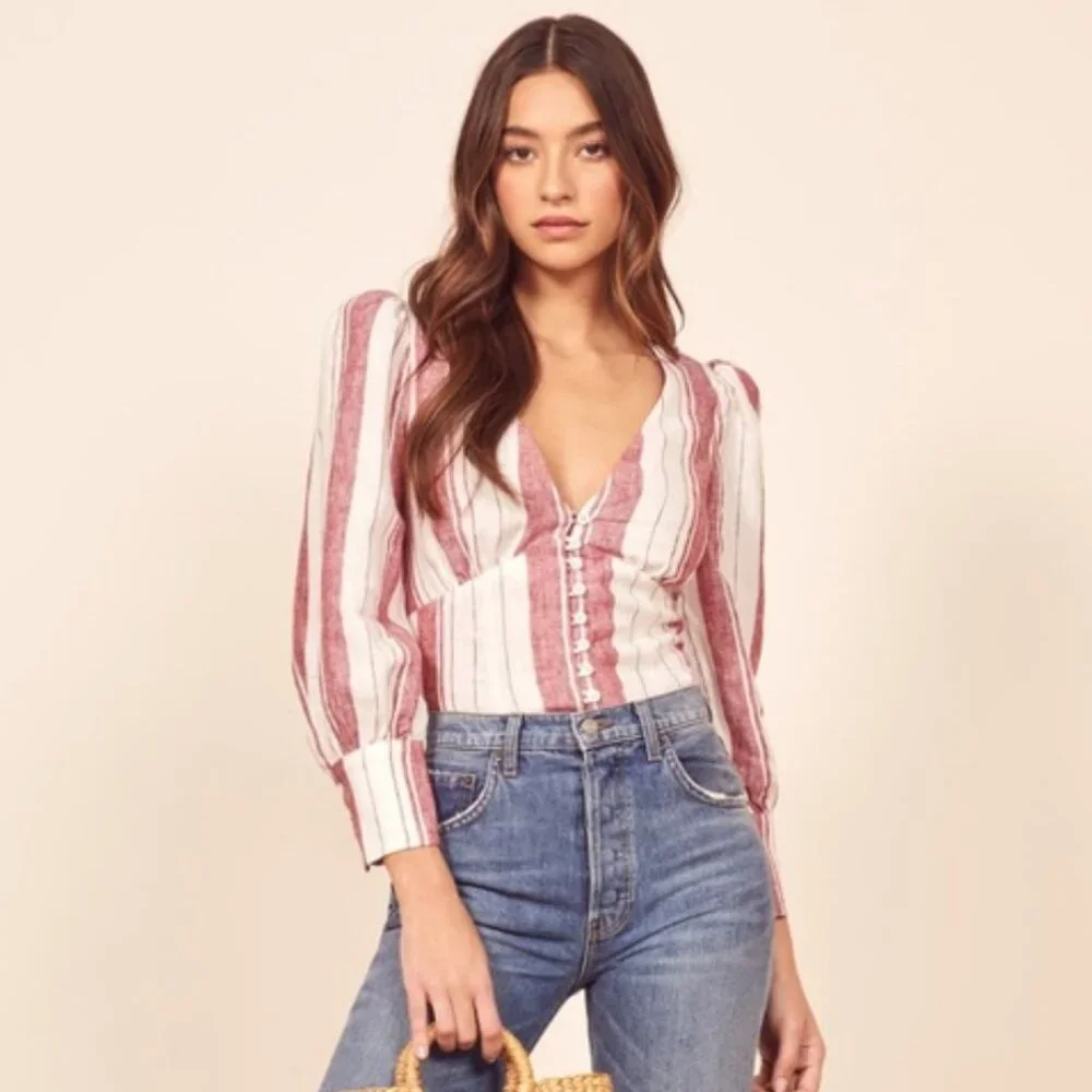 Reformation puff sleeves